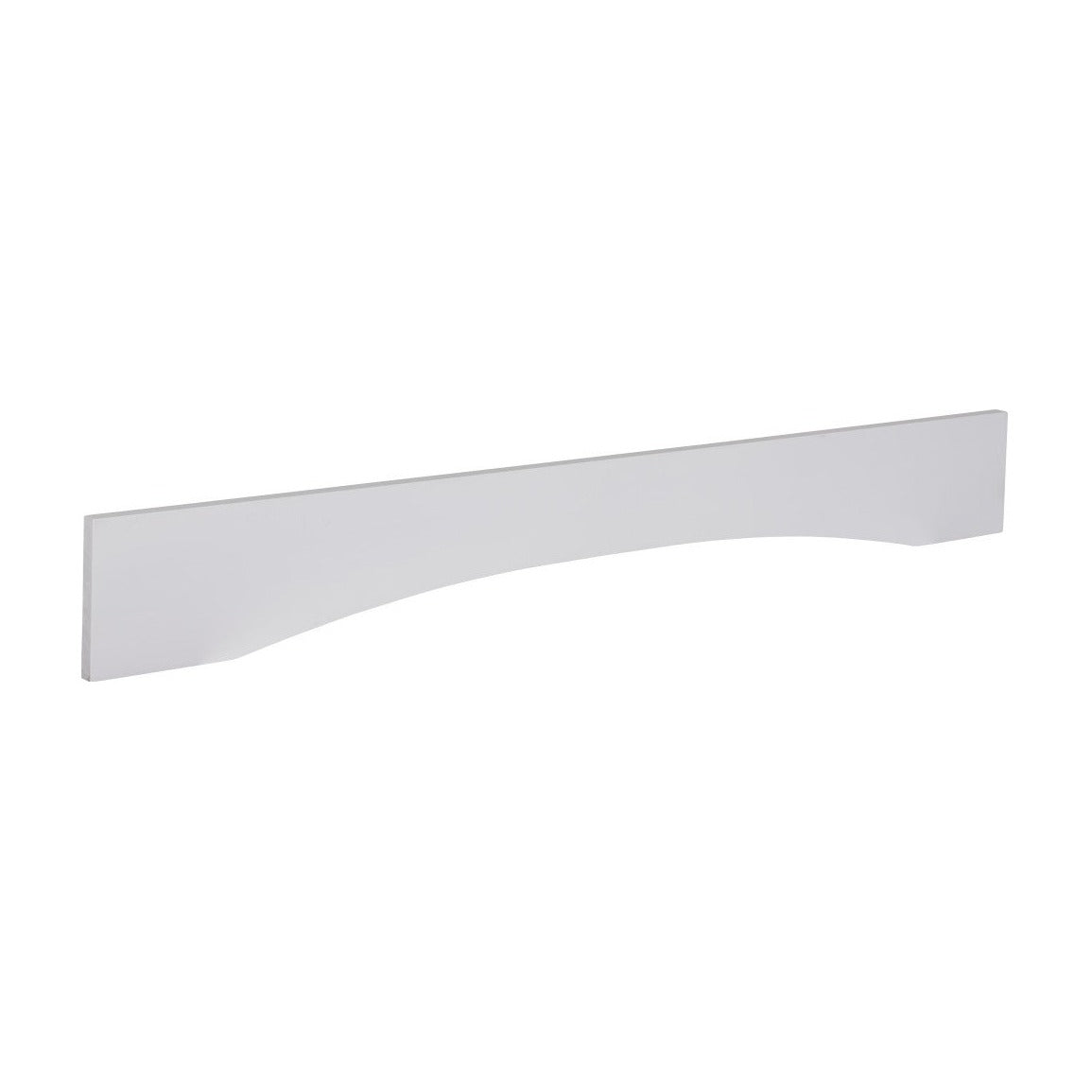 48"W Arched Valance in Polar White