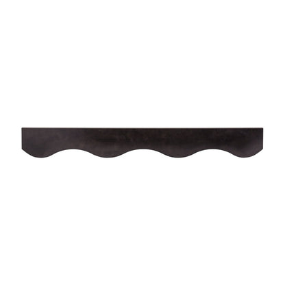 48"W Scalloped Valance in Espresso, view 2