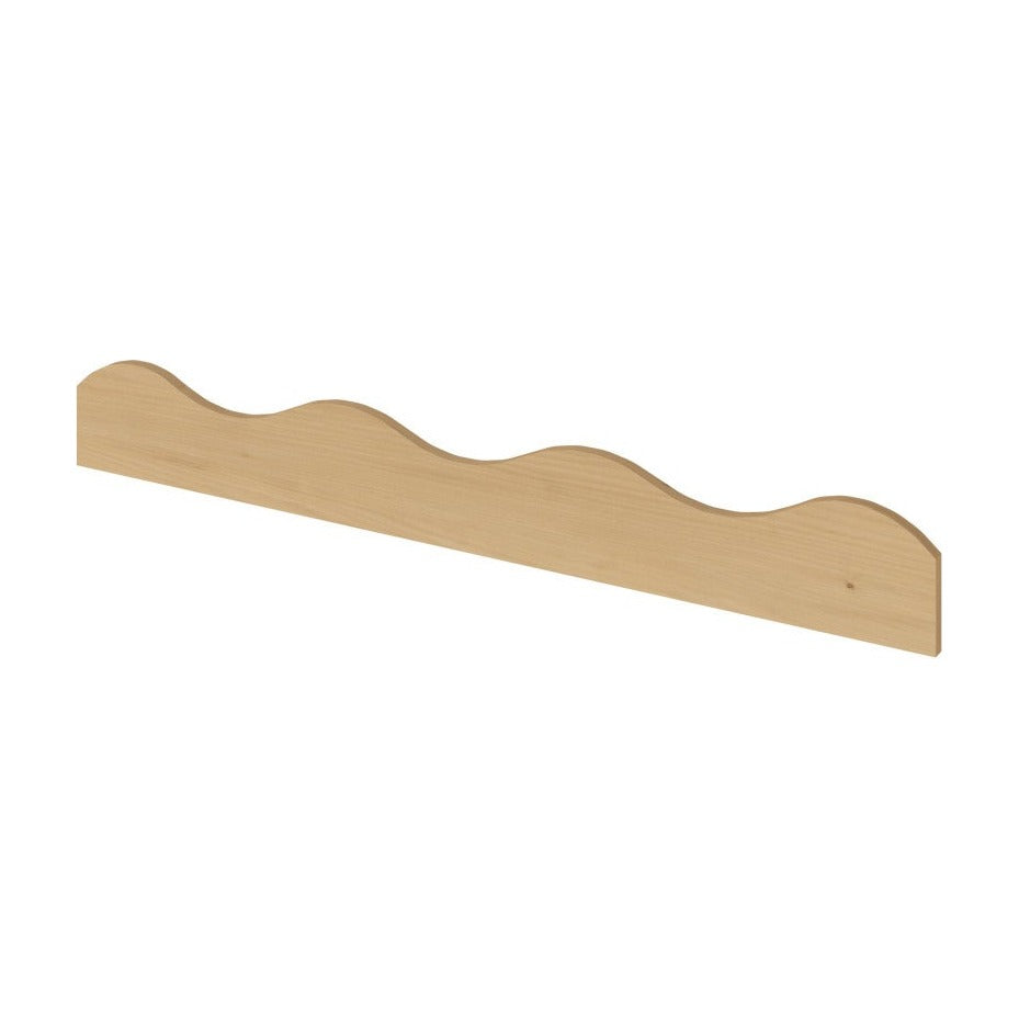 48"W Scalloped Valance in Sandstone