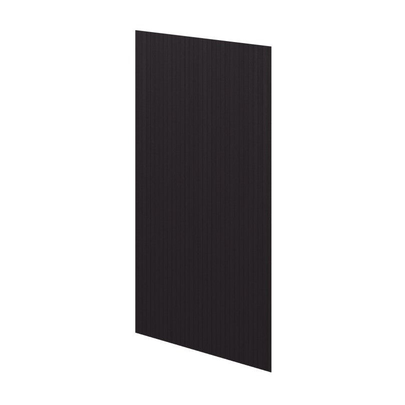 48"W x 96"H Beaded Horizontal Grain Back Panel in Espresso