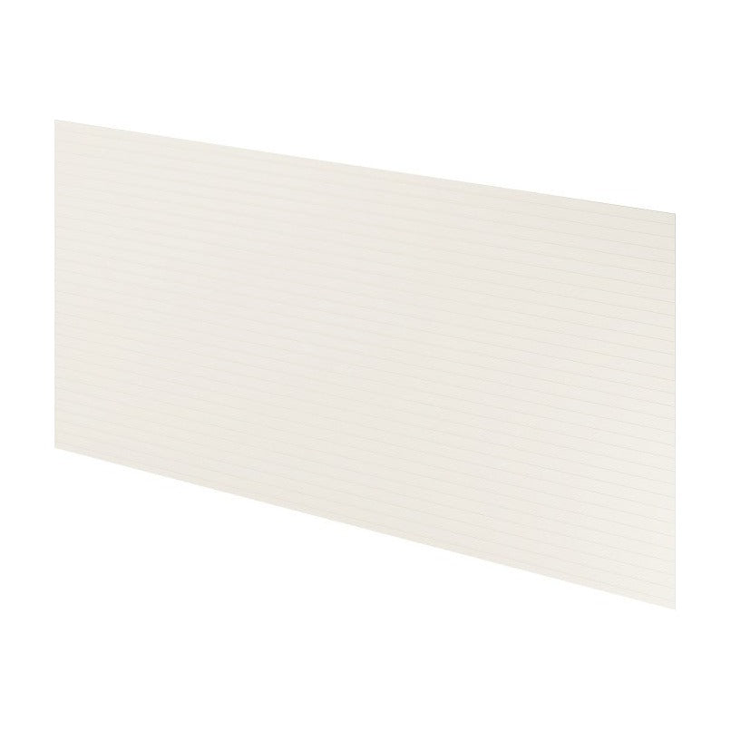 48"W x 96"H Beaded Horizontal Grain Back Panel in Shell White