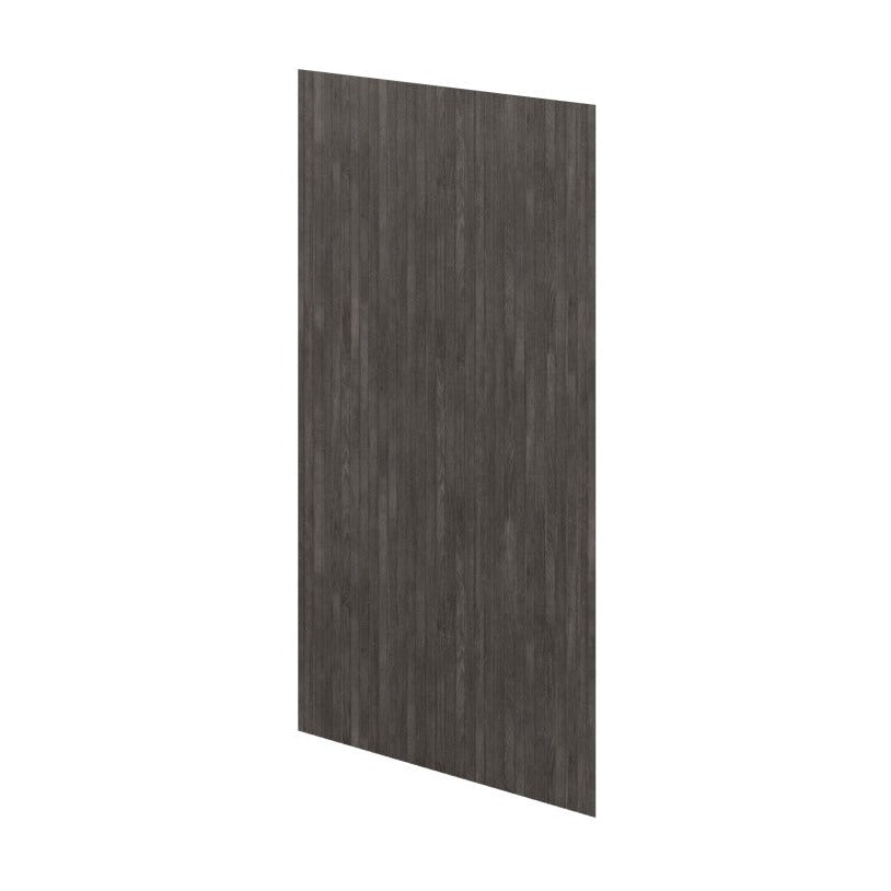 48"W x 96"H Beaded Horizontal Grain Back Panel in Slate