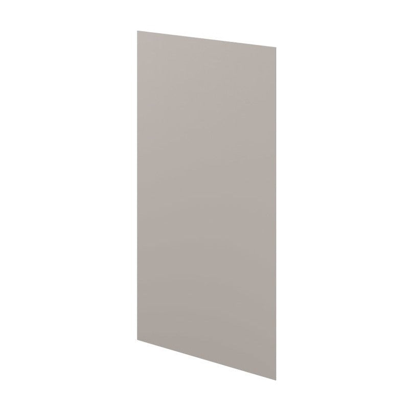48"W x 96"H Vertical Grain Back Panel in Pebble Grey