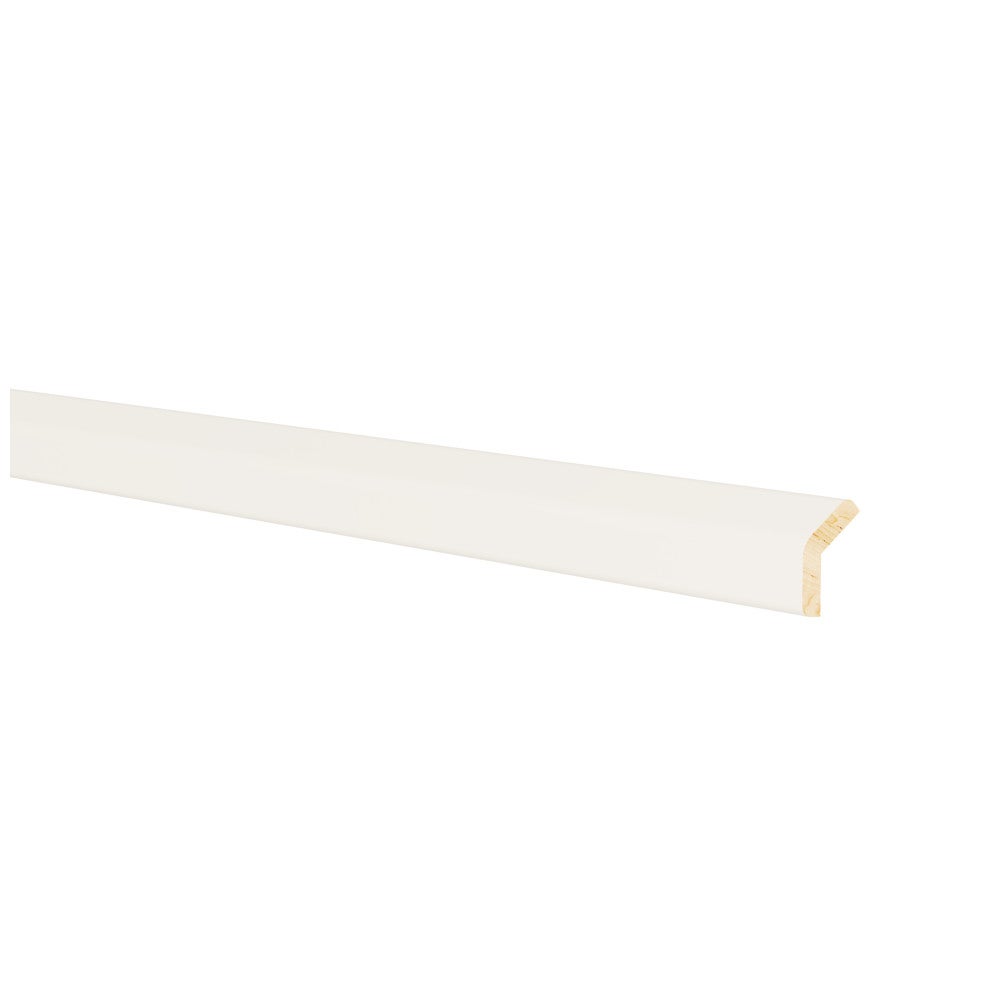 8'L 135 Degree Outside Corner Molding in Shell White