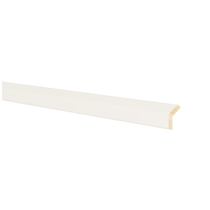 8'L 135 Degree Outside Corner Molding in Shell White