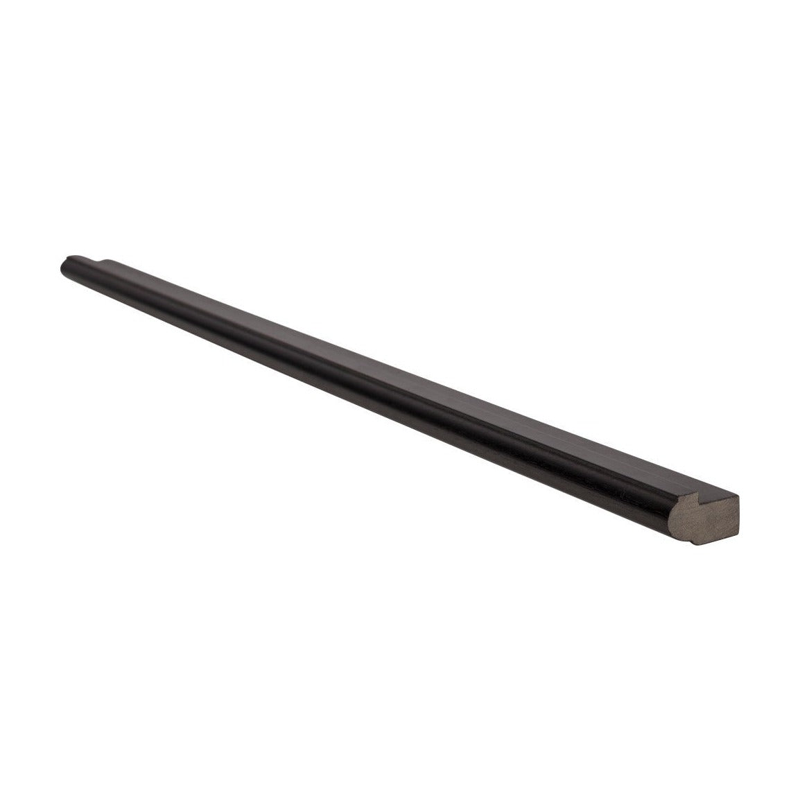 8'L Bull Nose Light Rail Molding in Espresso