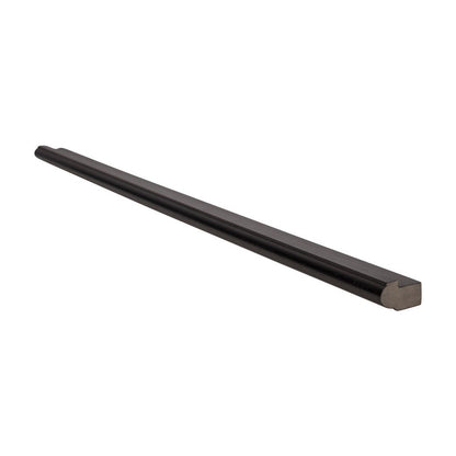 8'L Bull Nose Light Rail Molding in Espresso
