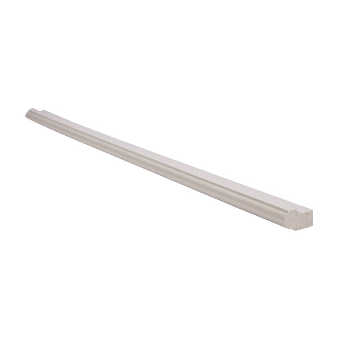 8'L Bull Nose Light Rail Molding in Pebble Grey