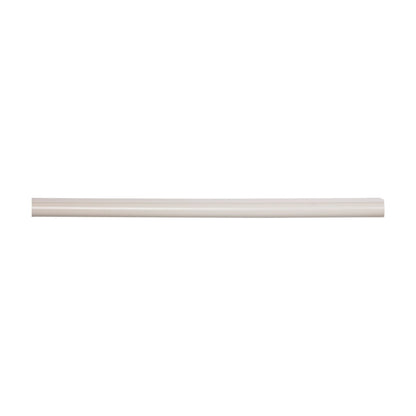 8'L Bull Nose Light Rail Molding in Pebble Grey, view 3