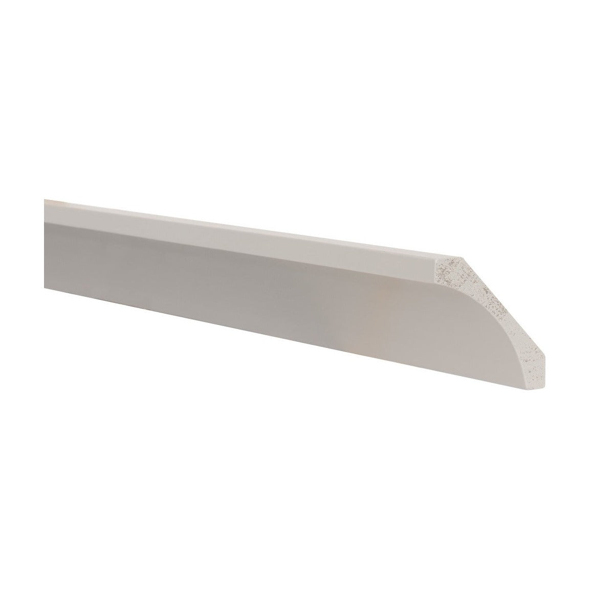 8'L Cove Crown Molding in Pebble Grey