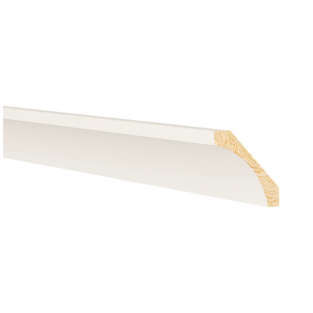 8'L Cove Crown Molding in Shell White