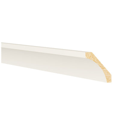 8'L Cove Crown Molding in Shell White