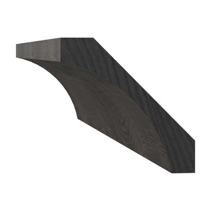 8'L Cove Crown Molding in Slate