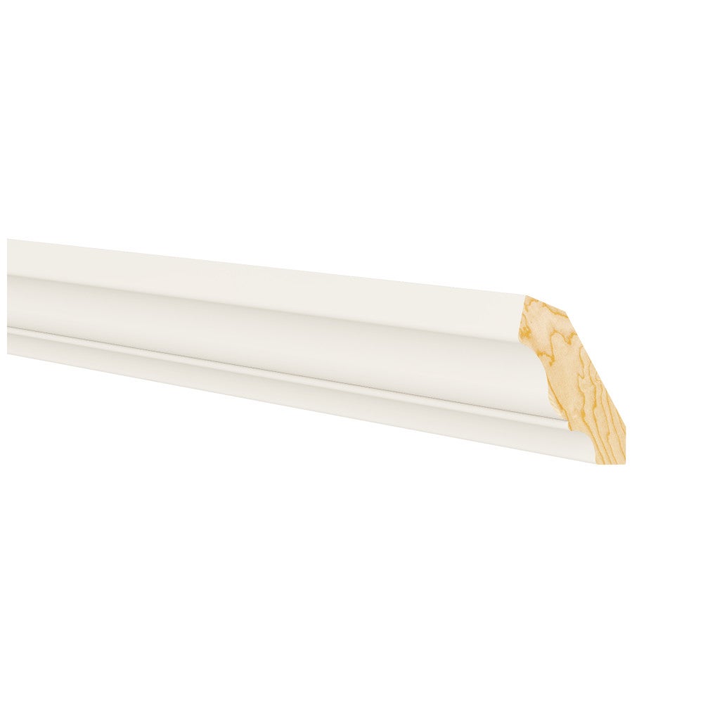 8'L Crown Molding in Shell White