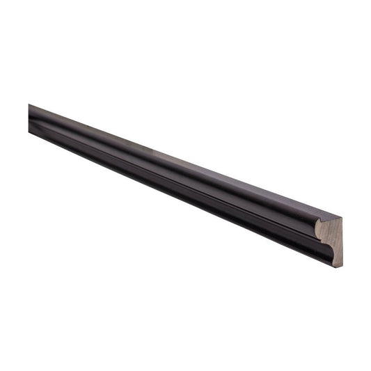 8'L Decorative Light Rail Molding in Espresso