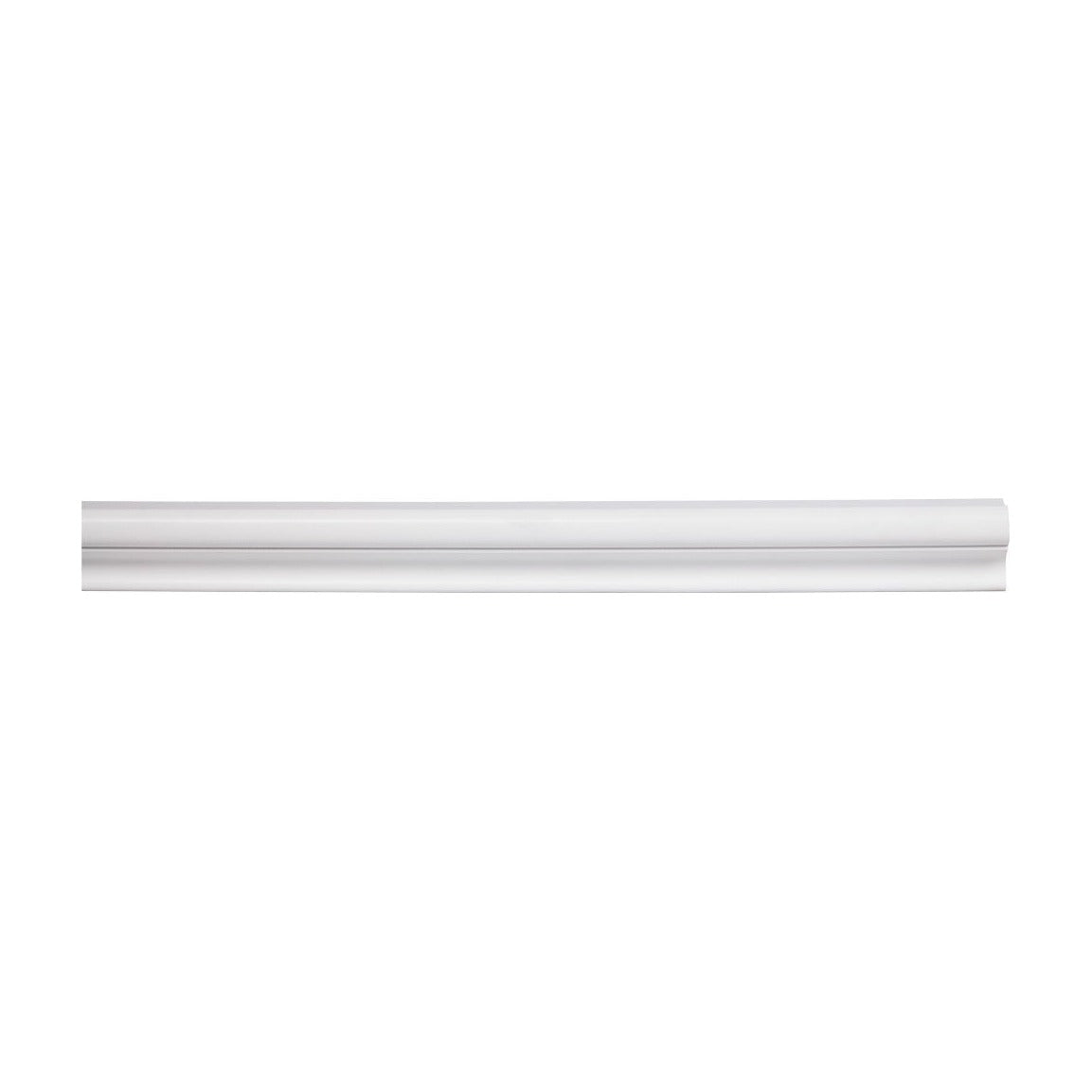 8'L Decorative Light Rail Molding in Polar White, view 3