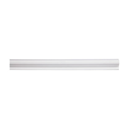 8'L Decorative Light Rail Molding in Polar White, view 3