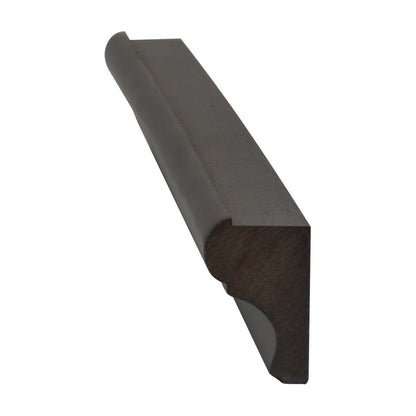 8'L Decorative Light Rail Molding in Slate, view 2