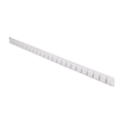 8'L Dentil Molding in Polar White