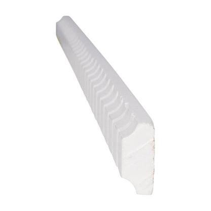 8'L Dentil Molding in Polar White, view 2