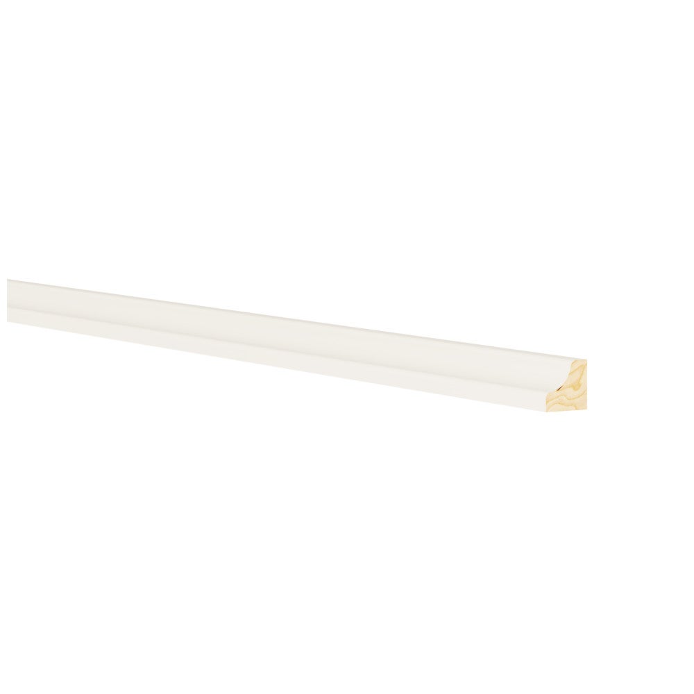 8'L Inside Corner Molding in Shell White