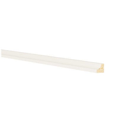 8'L Inside Corner Molding in Shell White