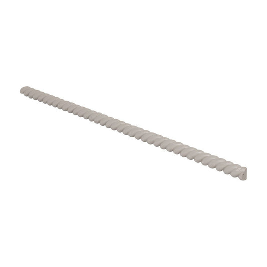 8'L Rope Molding in Pebble Grey