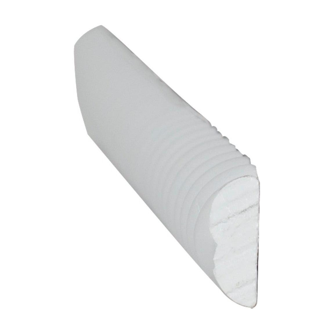 8'L Rope Molding in Polar White, view 2