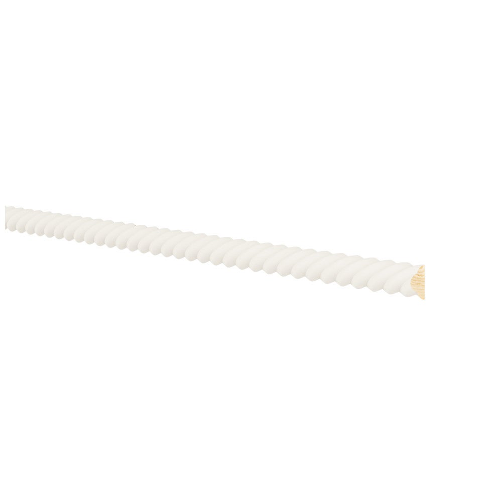 8'L Rope Molding in Shell White