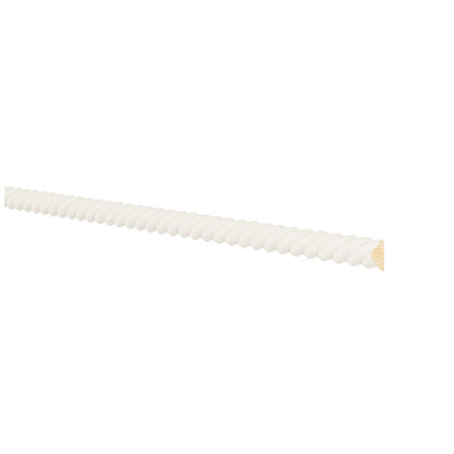 8'L Rope Molding in Shell White