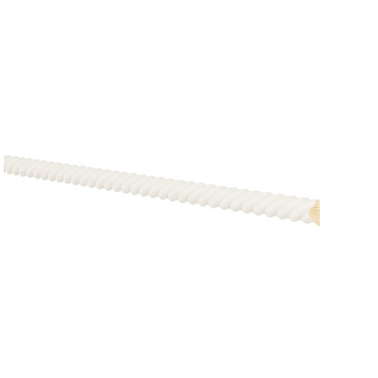 8'L Rope Molding in Shell White