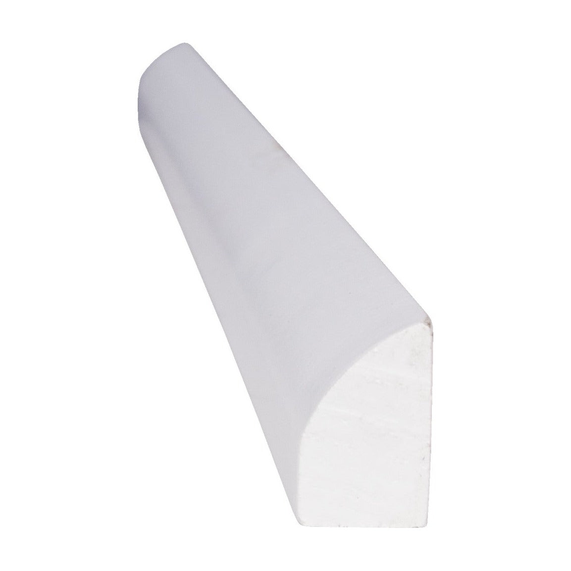 8'L Shoe Molding in Polar White, view 2