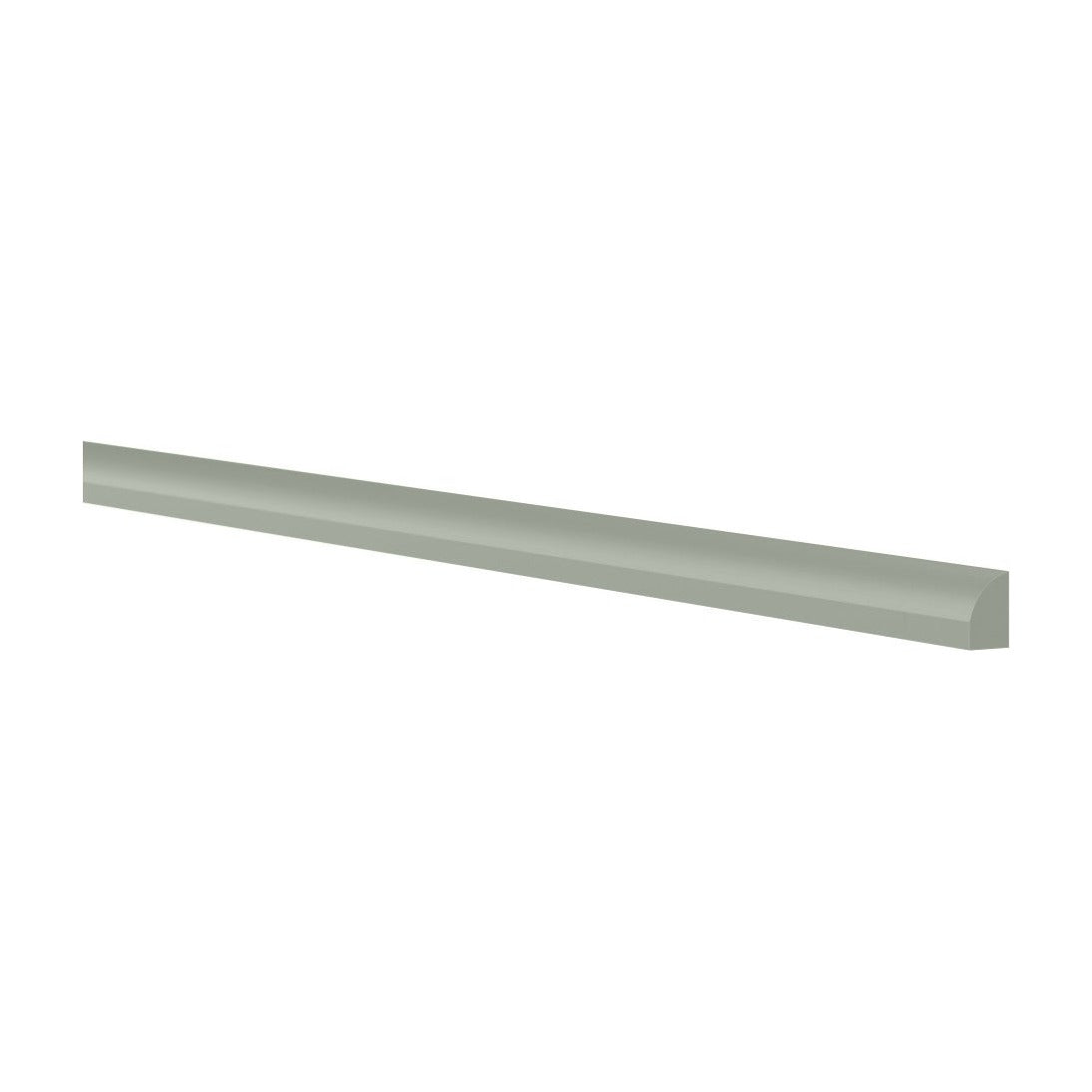 8'L Shoe Molding in Sage Green