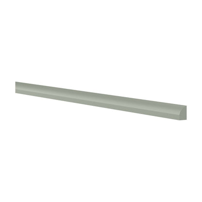 8'L Shoe Molding in Sage Green