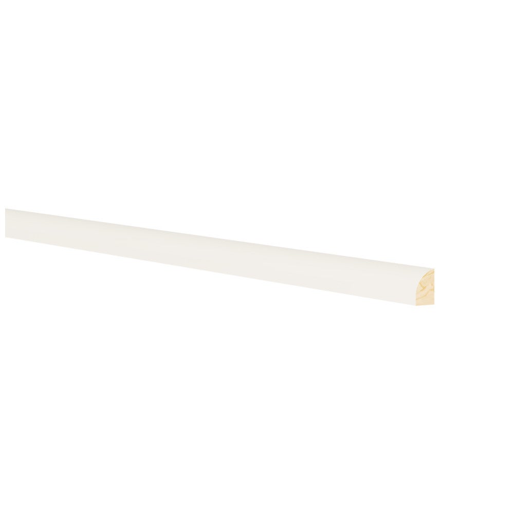 8'L Shoe Molding in Shell White
