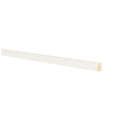 8'L Shoe Molding in Shell White