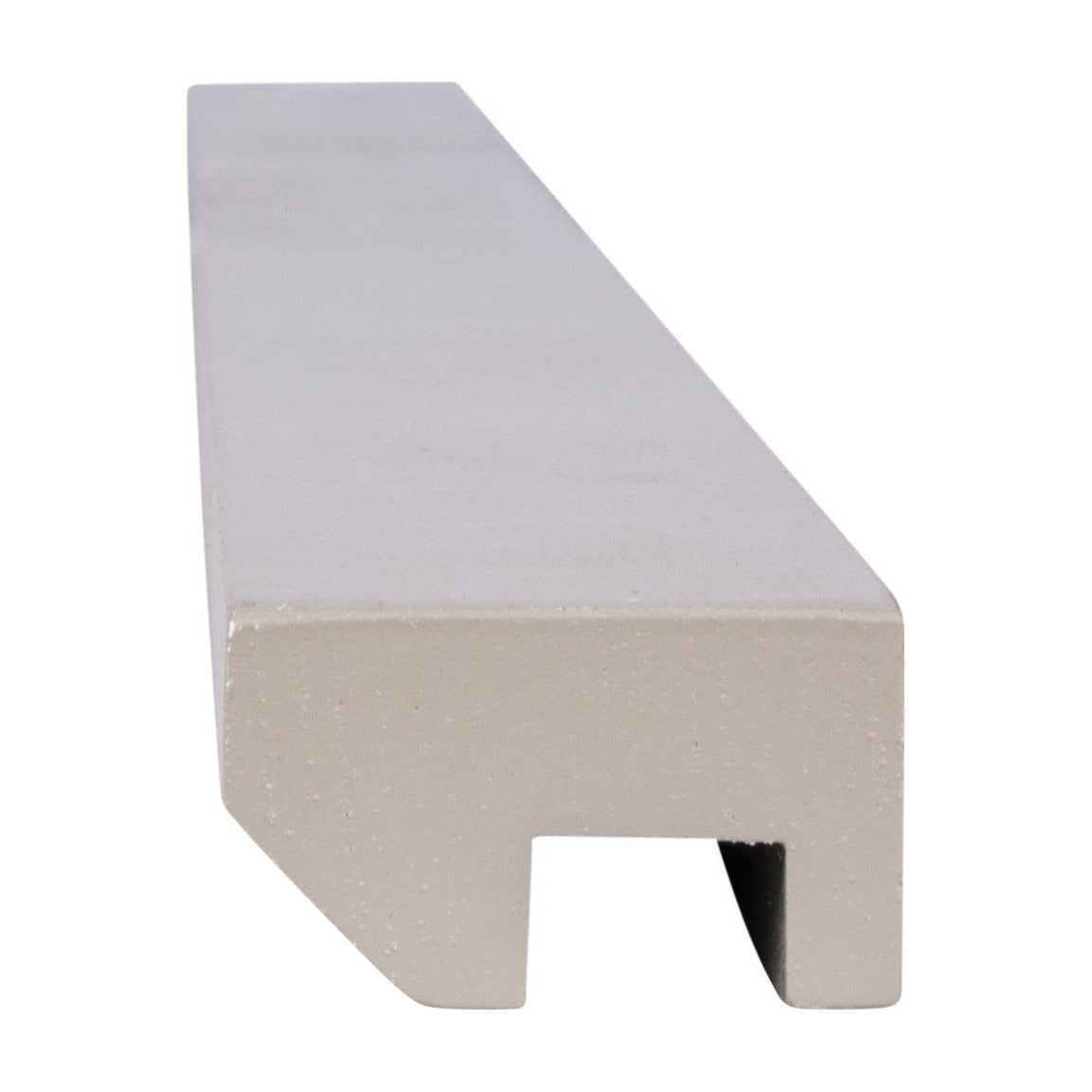 8'L Standard Light Rail Molding in Pebble Grey, view 2