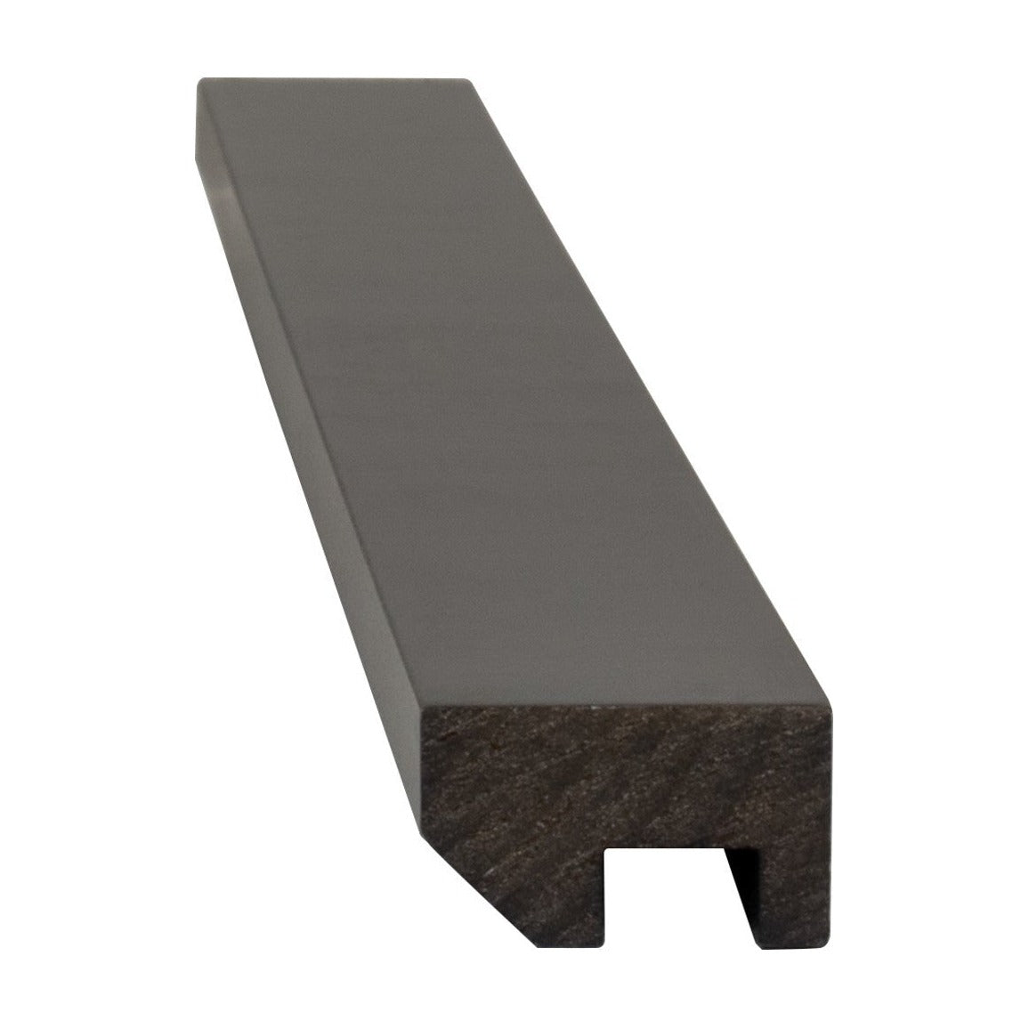 8'L Standard Light Rail Molding in Slate, view 2
