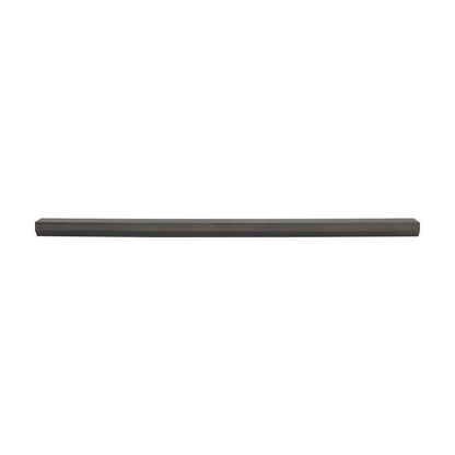 8'L Standard Light Rail Molding in Slate, view 3