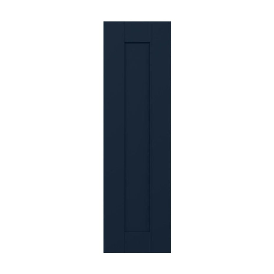 9"W Base Cabinet Door with No Hinge Bore in Catalina Nautical Blue