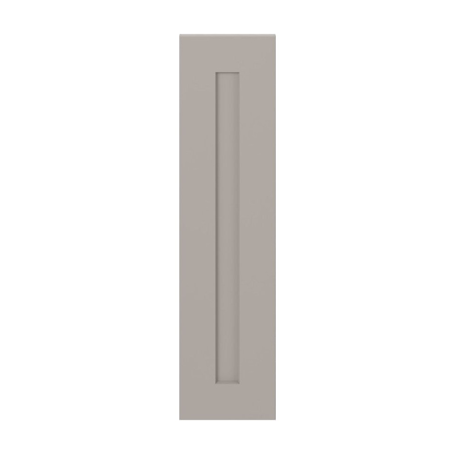 9"W Base Cabinet Door with No Hinge Bore in Catalina Pebble Grey