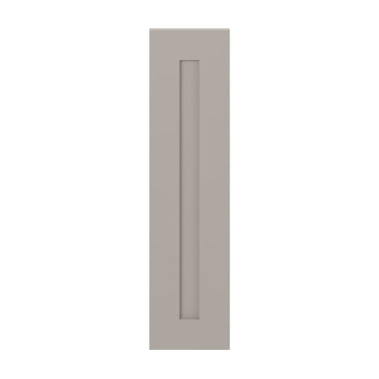 9"W Base Cabinet Door with No Hinge Bore in Catalina Pebble Grey