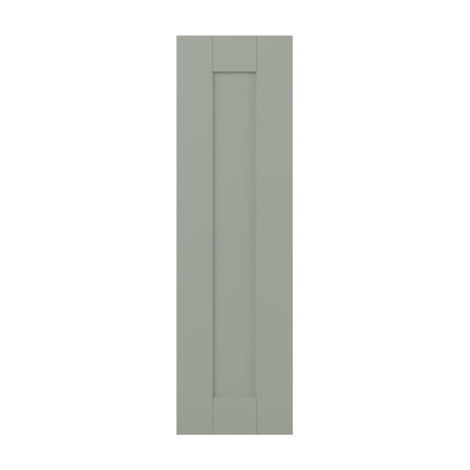 9"W Base Cabinet Door with No Hinge Bore in Catalina Sage Green