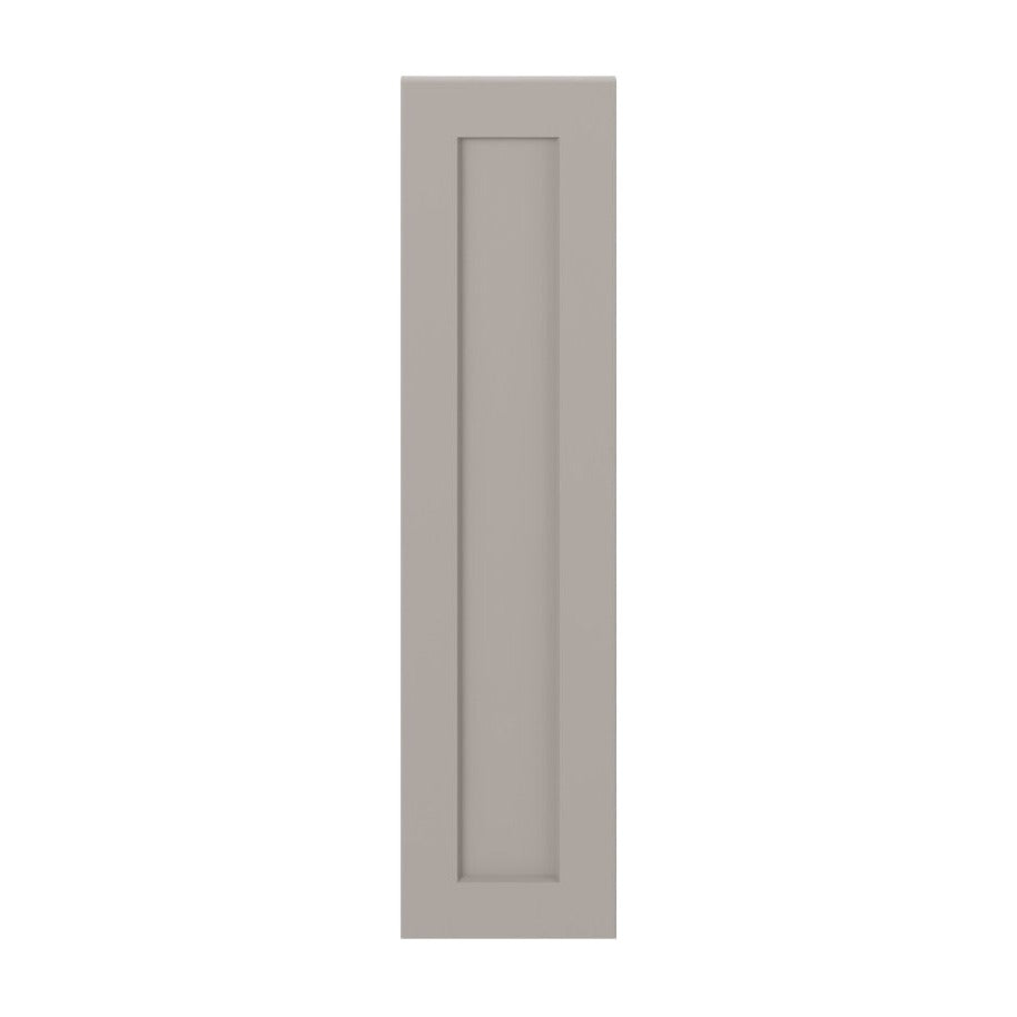 9"W Base Cabinet Door with No Hinge Bore in Hatteras Pebble Grey