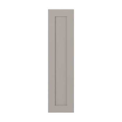 9"W Base Cabinet Door with No Hinge Bore in Hatteras Pebble Grey