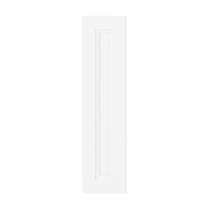 9"W Base Cabinet Door with No Hinge Bore in Maui Polar White