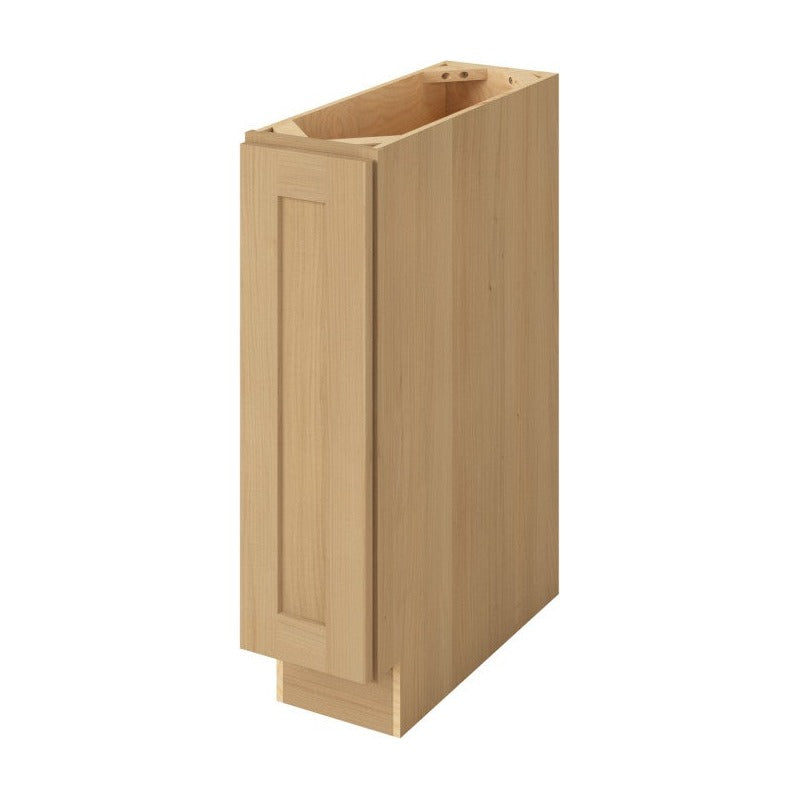 9"W Full Height Door Base Cabinet with One Door and Two Shelves in Catalina Sandstone