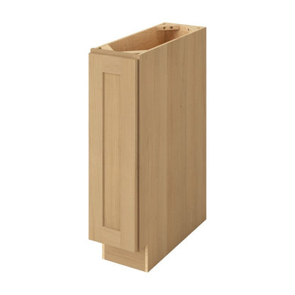 9"W Full Height Door Base Cabinet with One Door and Two Shelves in Catalina Sandstone