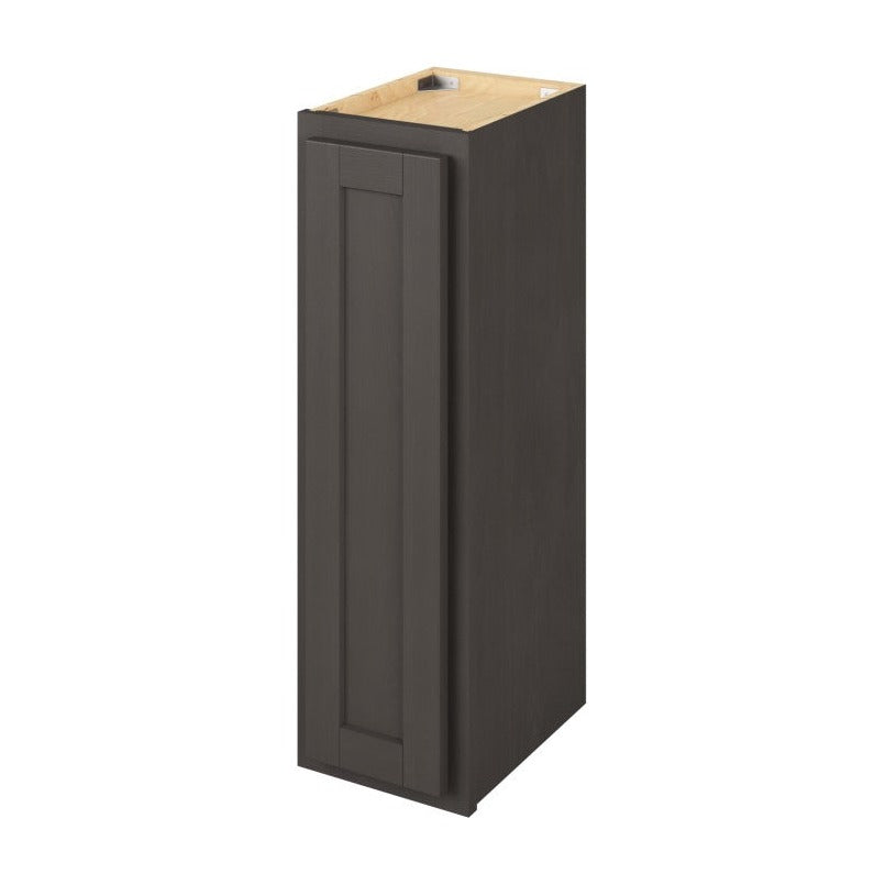 9"W x 30"H Wall Cabinet with Single Door and Two Shelves in Hatteras Slate