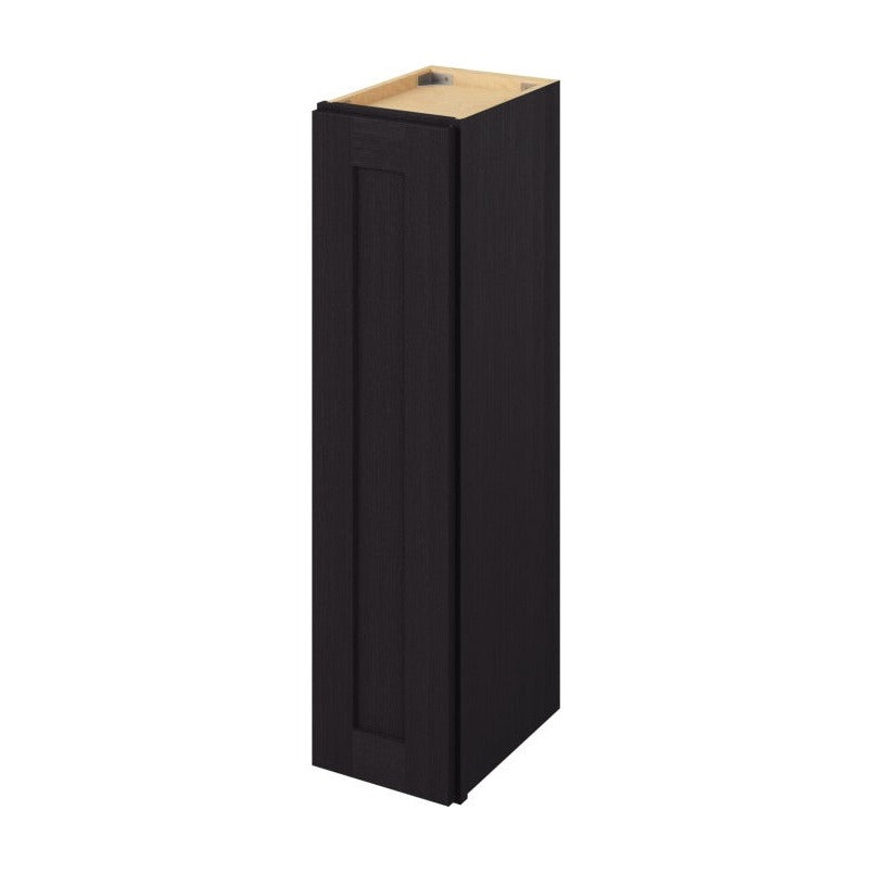 9"W x 36"H Wall Cabinet with Single Door and Two Shelves in Catalina Espresso